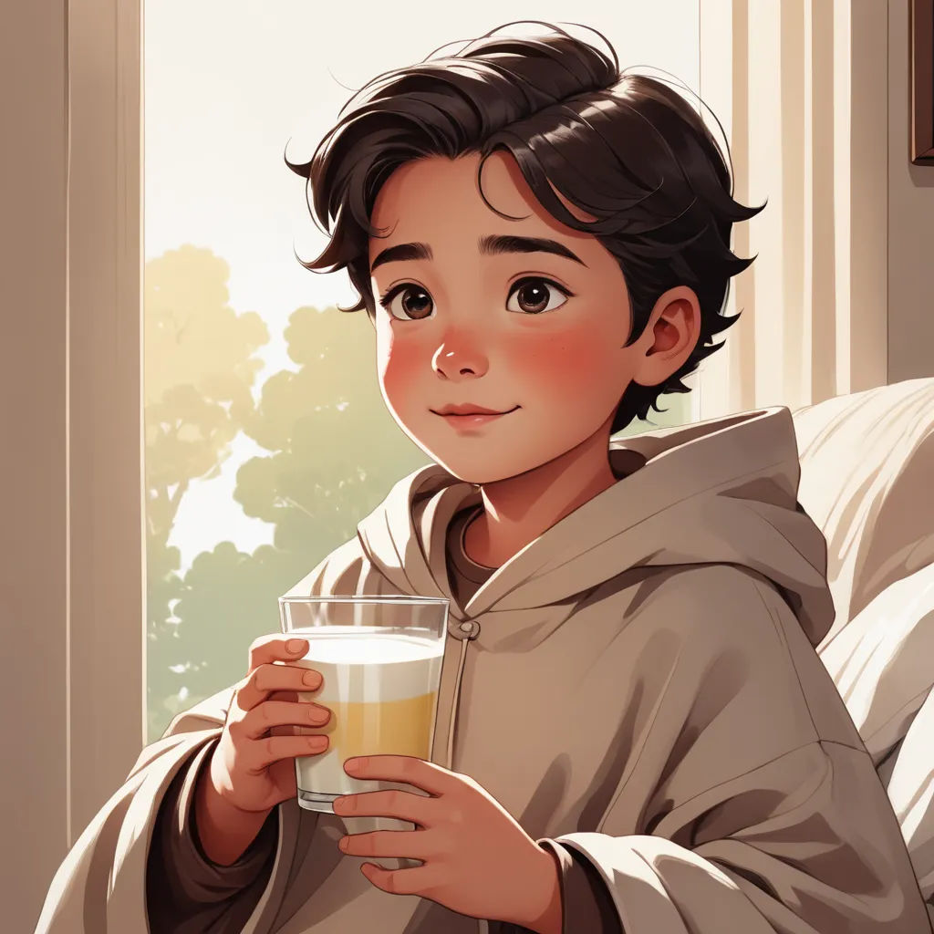 a boy holding a glass of beer in his hand and looking out the window at the trees outside of the window, sots art, a character portrait, Adam Dario Keel, rossdraws global illumination