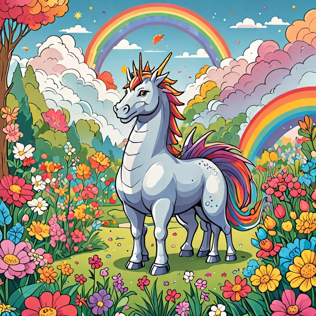 Sparky and the Rainbow Garden