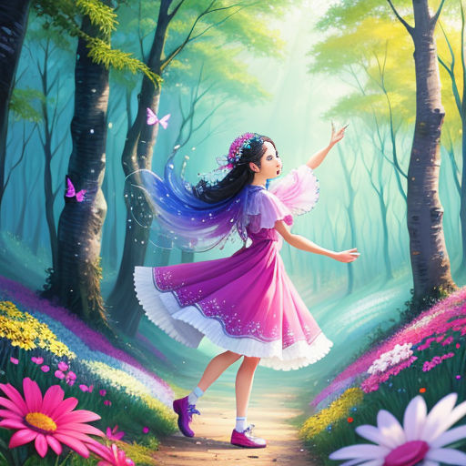 The Enchanted Butterfly: A Dance of Magic