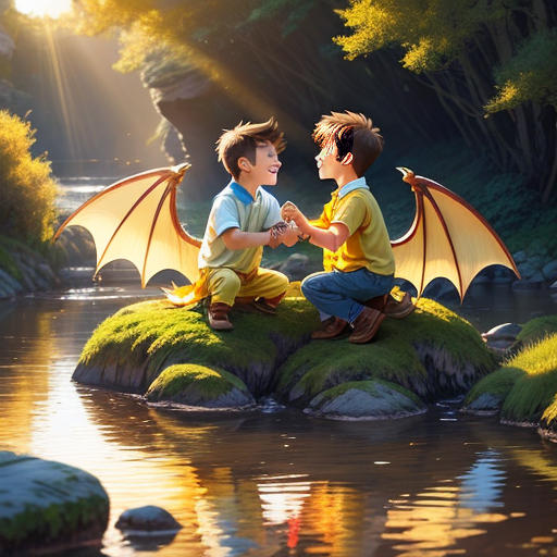 The Friendship of the Little Golden Dragon