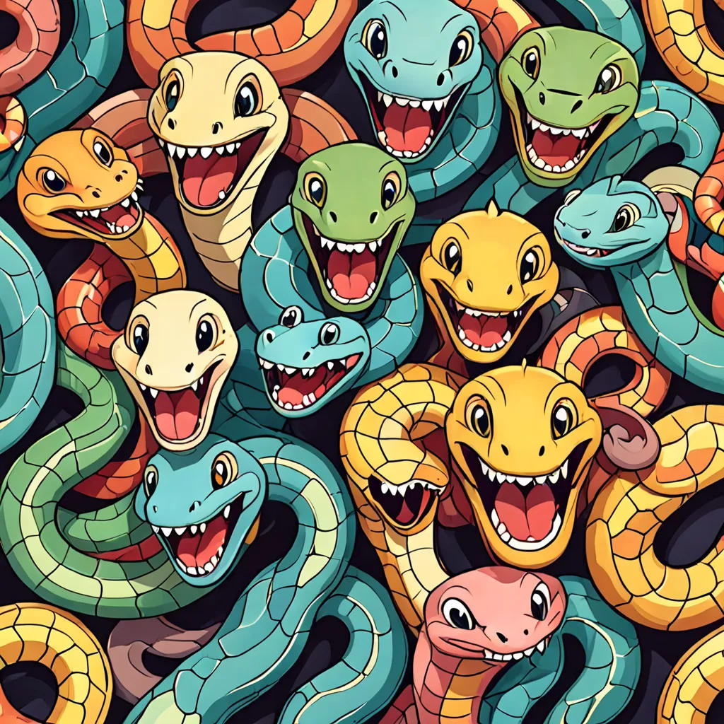 Smiling Snakes