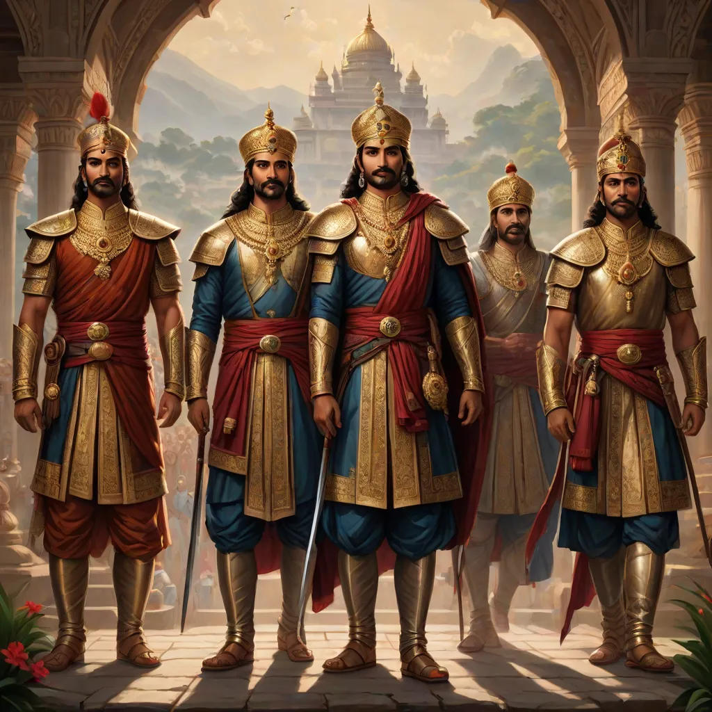 The Birth of Rama and His Brothers