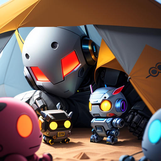 The Tiny Tent of Robots