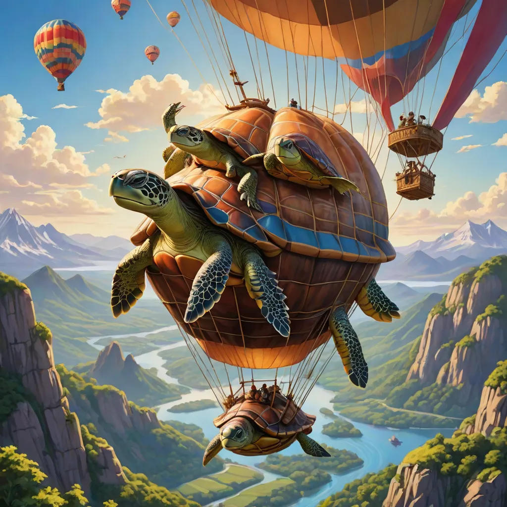 The Turtles' Quest for the Flower of Life