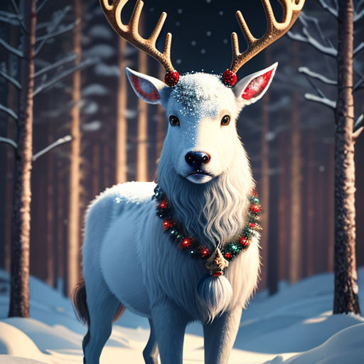 merry christmas reindeer