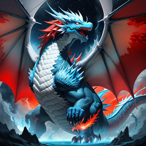 Swwaw the Ice Dragon's Epic Flight