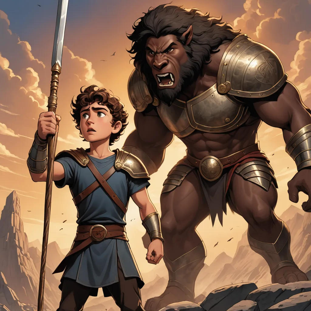 David and Goliath