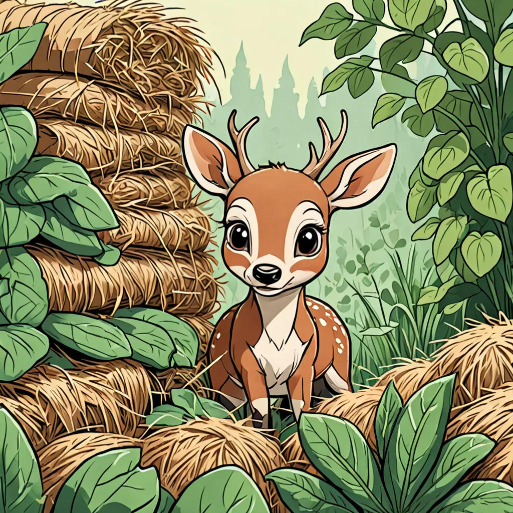 The Clever Deer and the Cucumber Garden