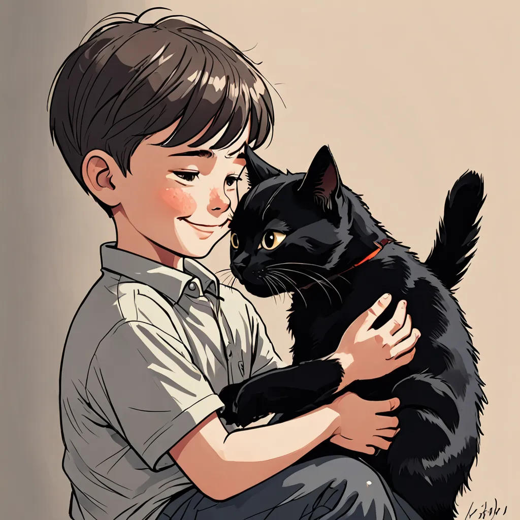 Black cat Kosmo