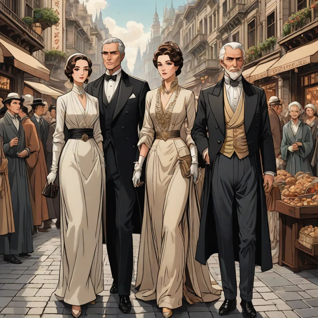 The elder sisters reveled in the city's grandeur, attending parties and balls, but they rarely associated with anyone outside their social circle.