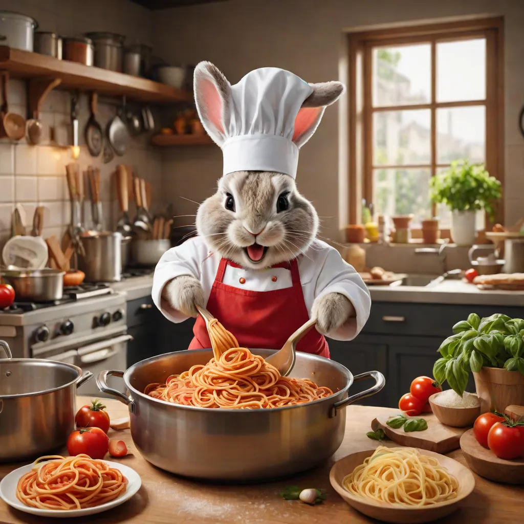 The Spaghetti-Loving Bunny