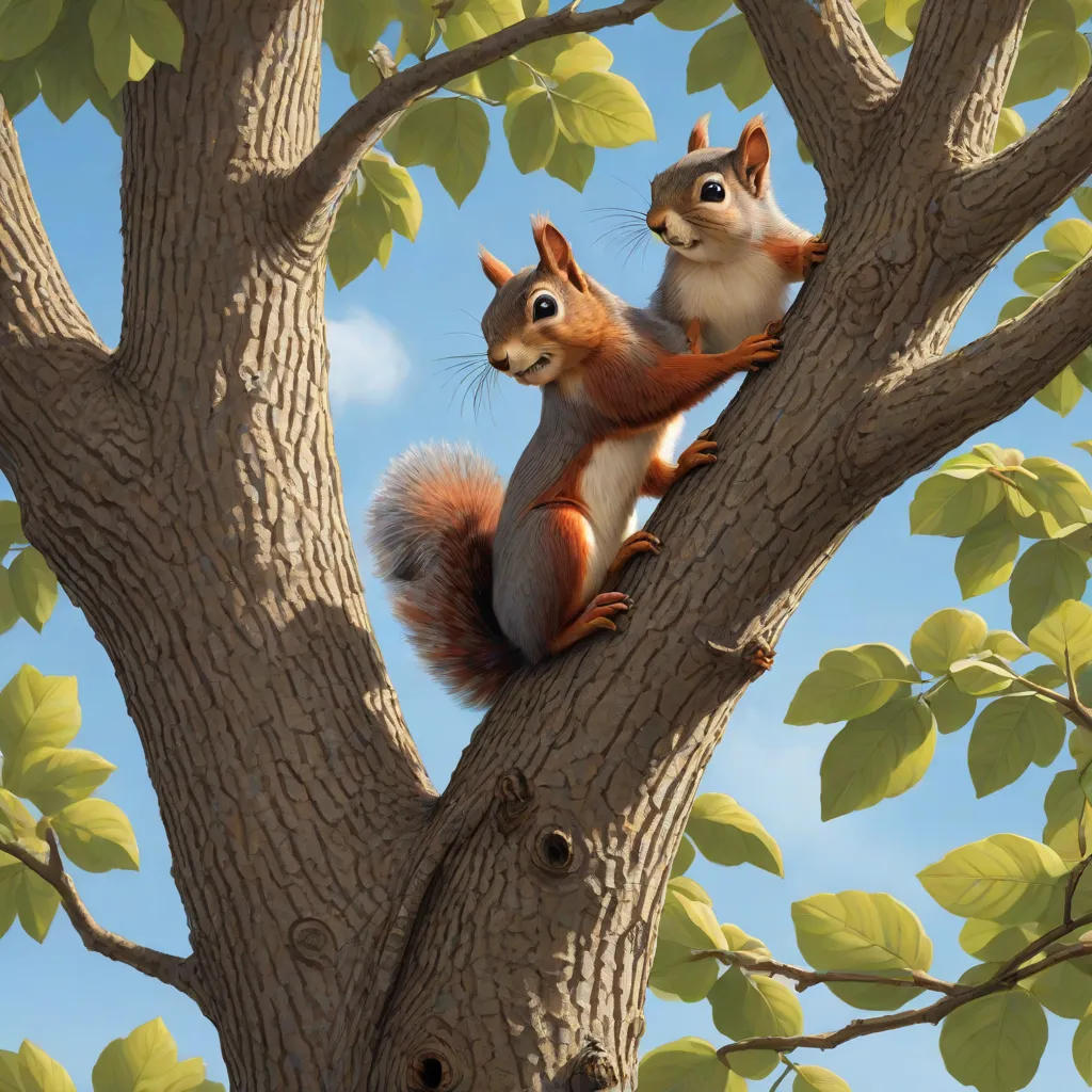 The Brave Little Squirrel