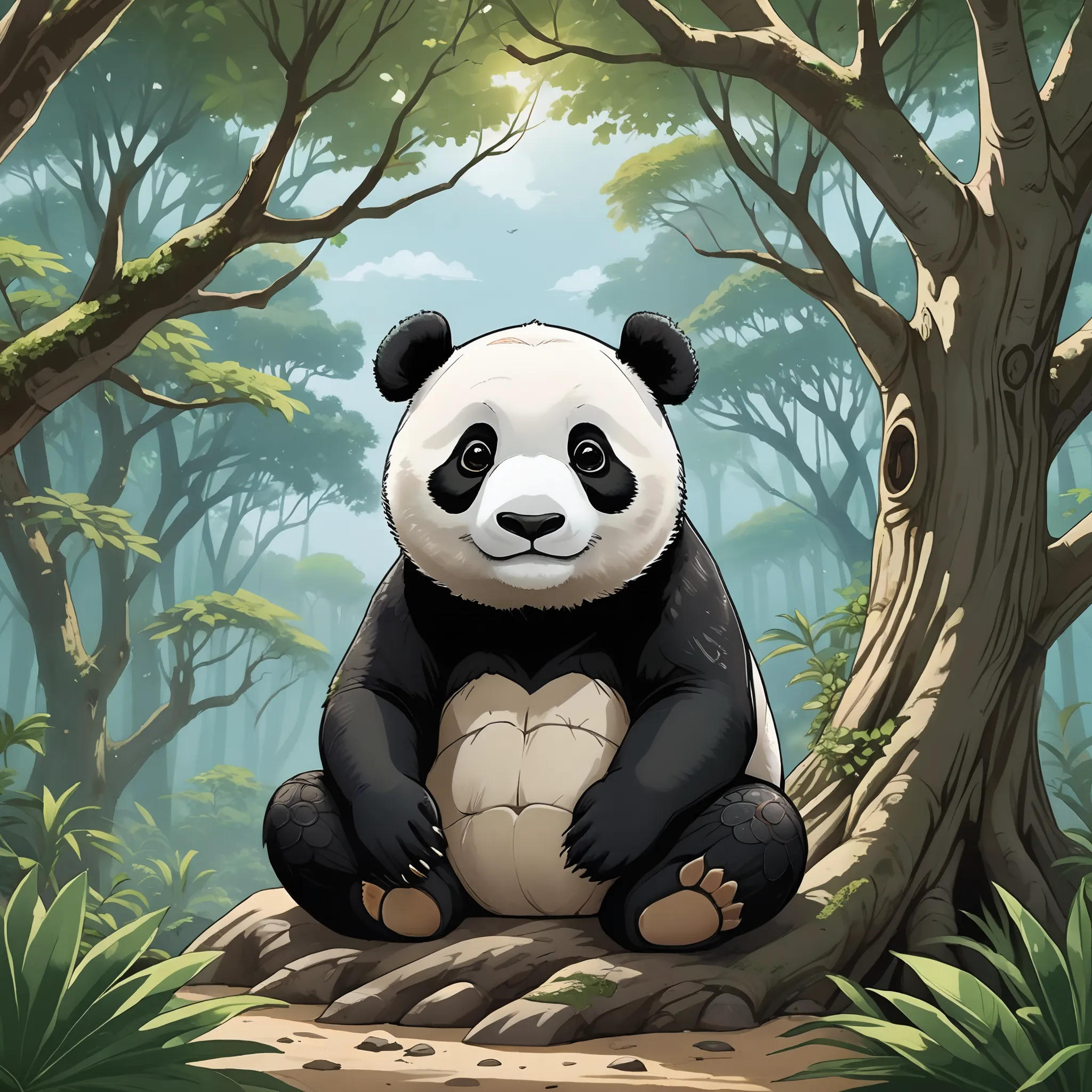 The Meditating Panda