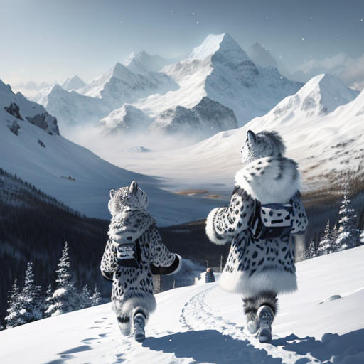 The Snow Leopard's Journey
