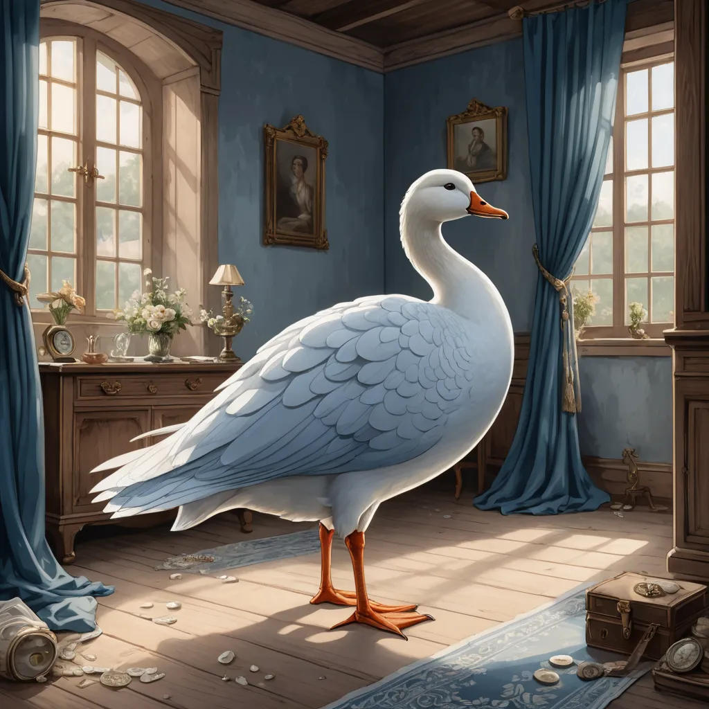The Goose in the Vintage Dress