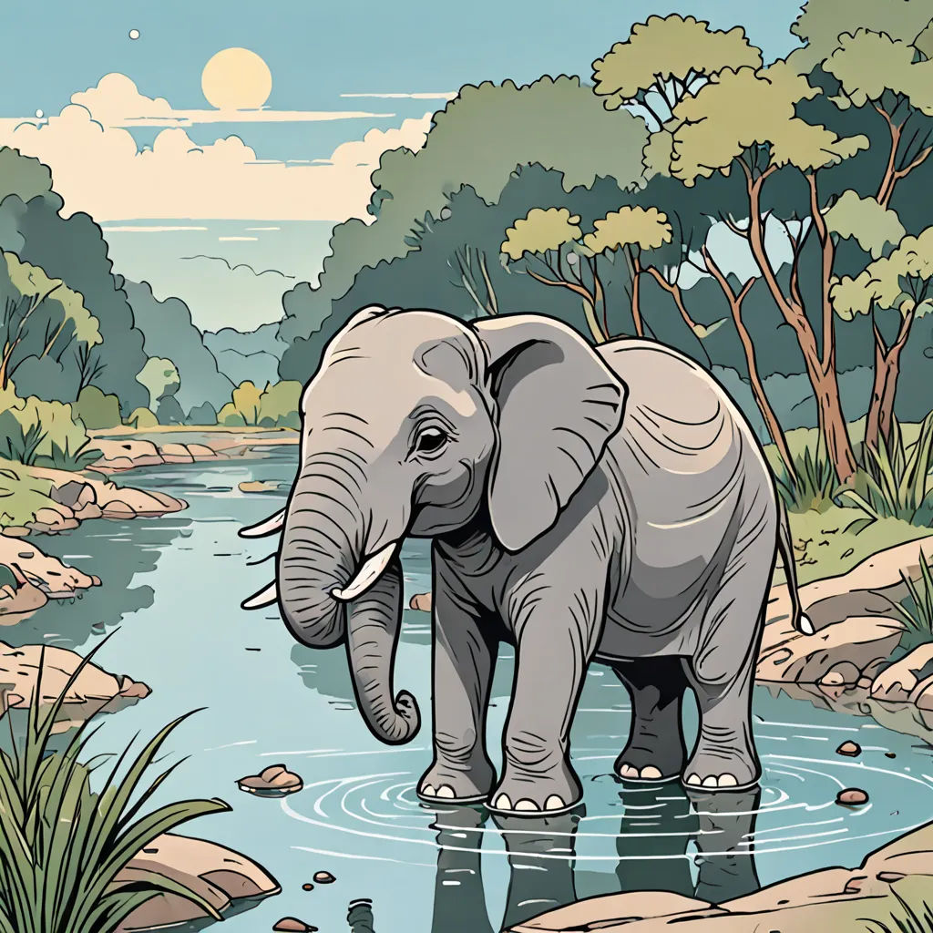 The Thirsty Elephant's Peril cover image