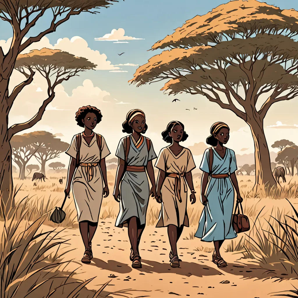 Nako and Karabo's Adventure with Riya and Raisa