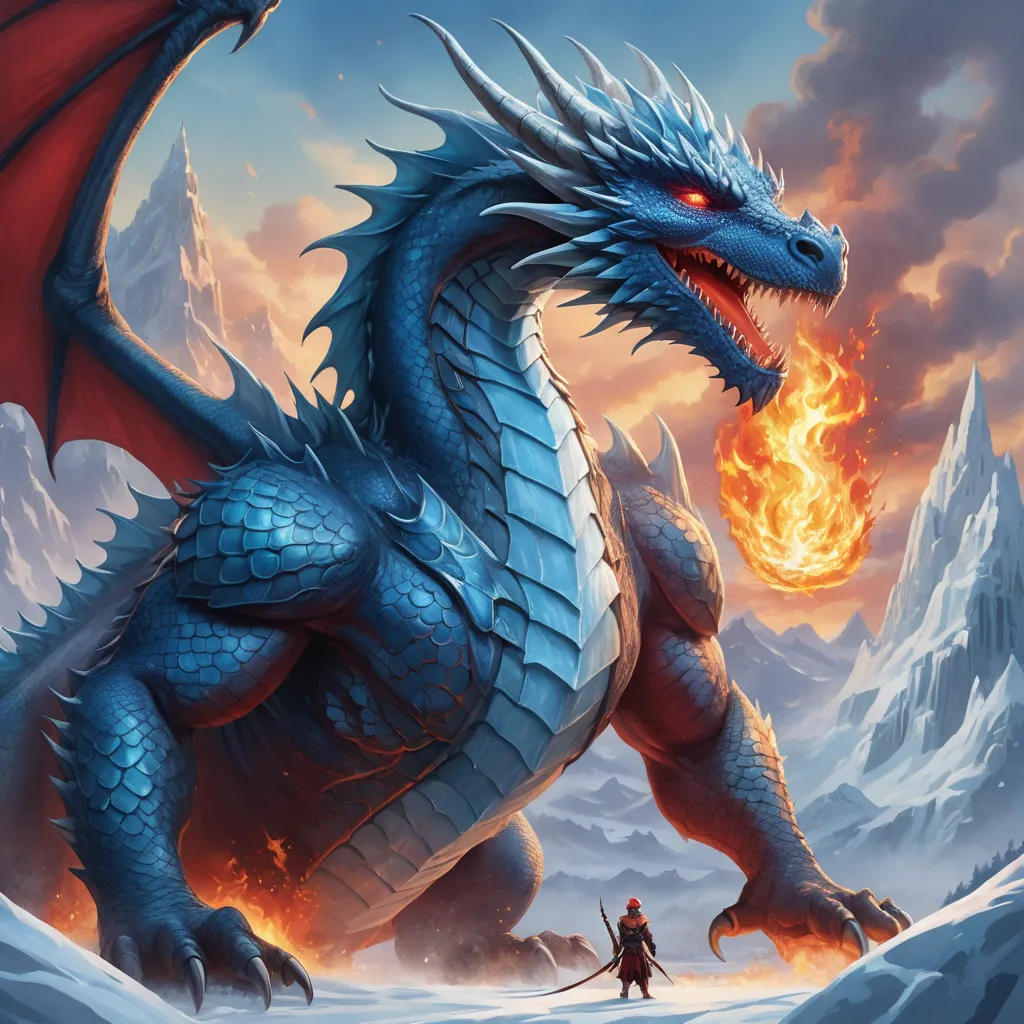 Frosty the Fearless Ice Dragon