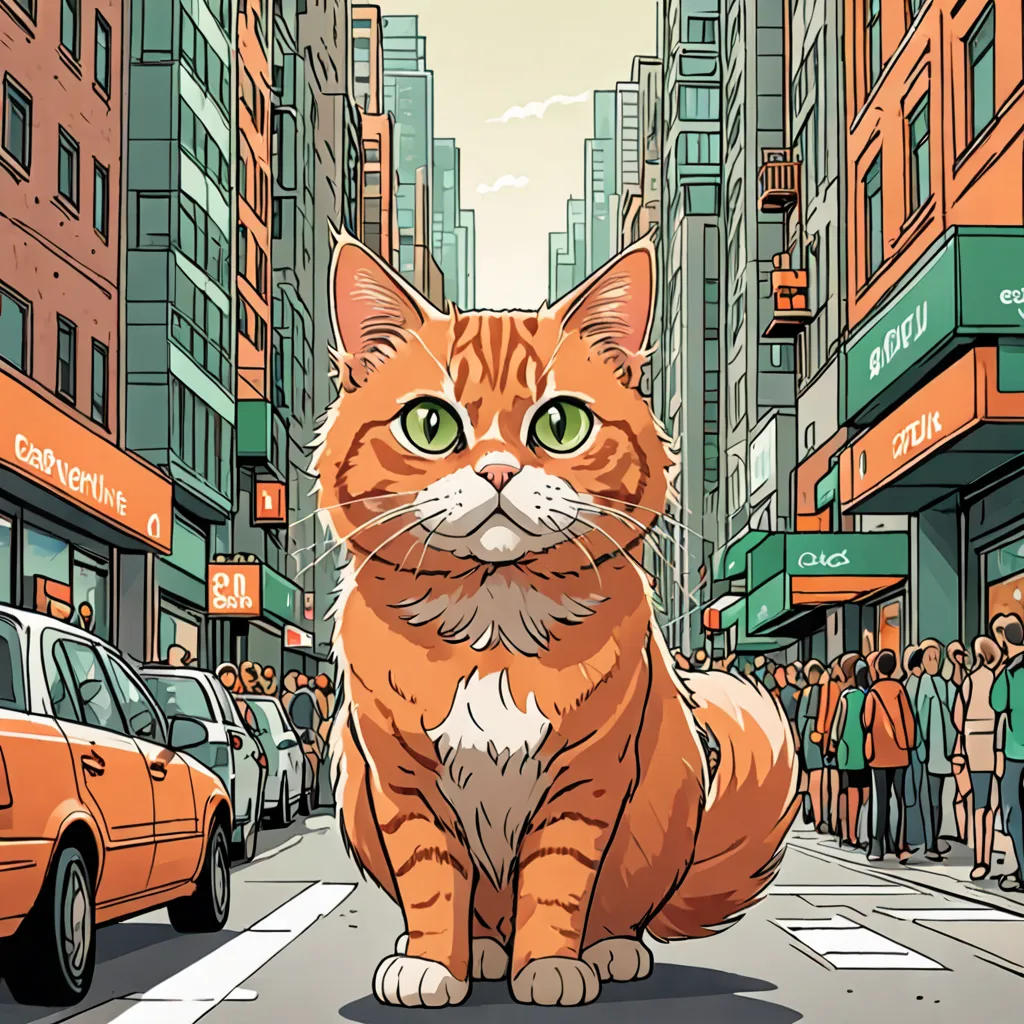 Whiskers' Urban Adventure