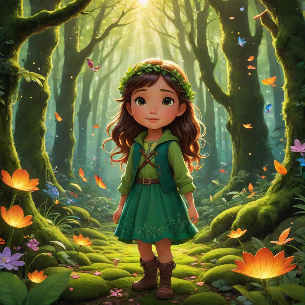 Miabella's Big Adventure Through the Forest