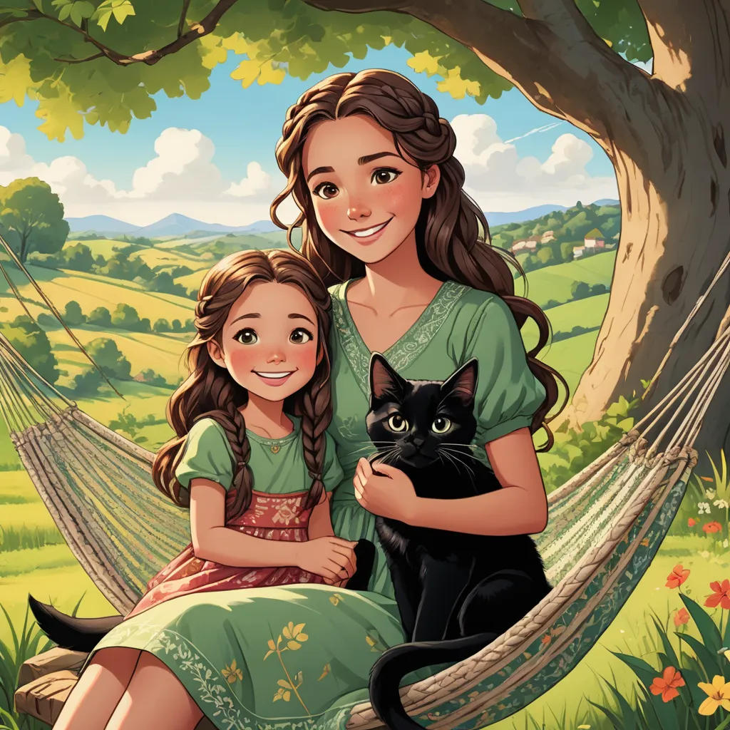 The Girl and Her Beloved Kitten