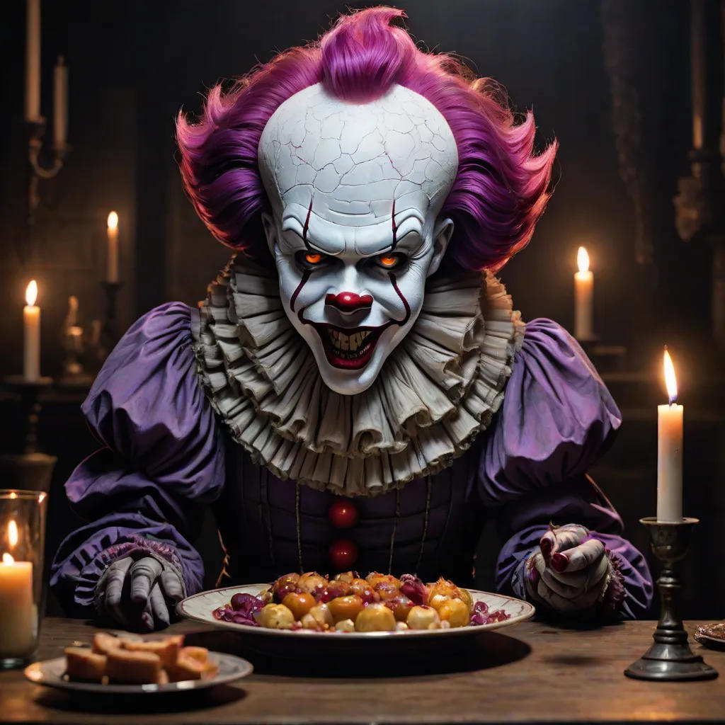 Pennywise's Purple Transformation