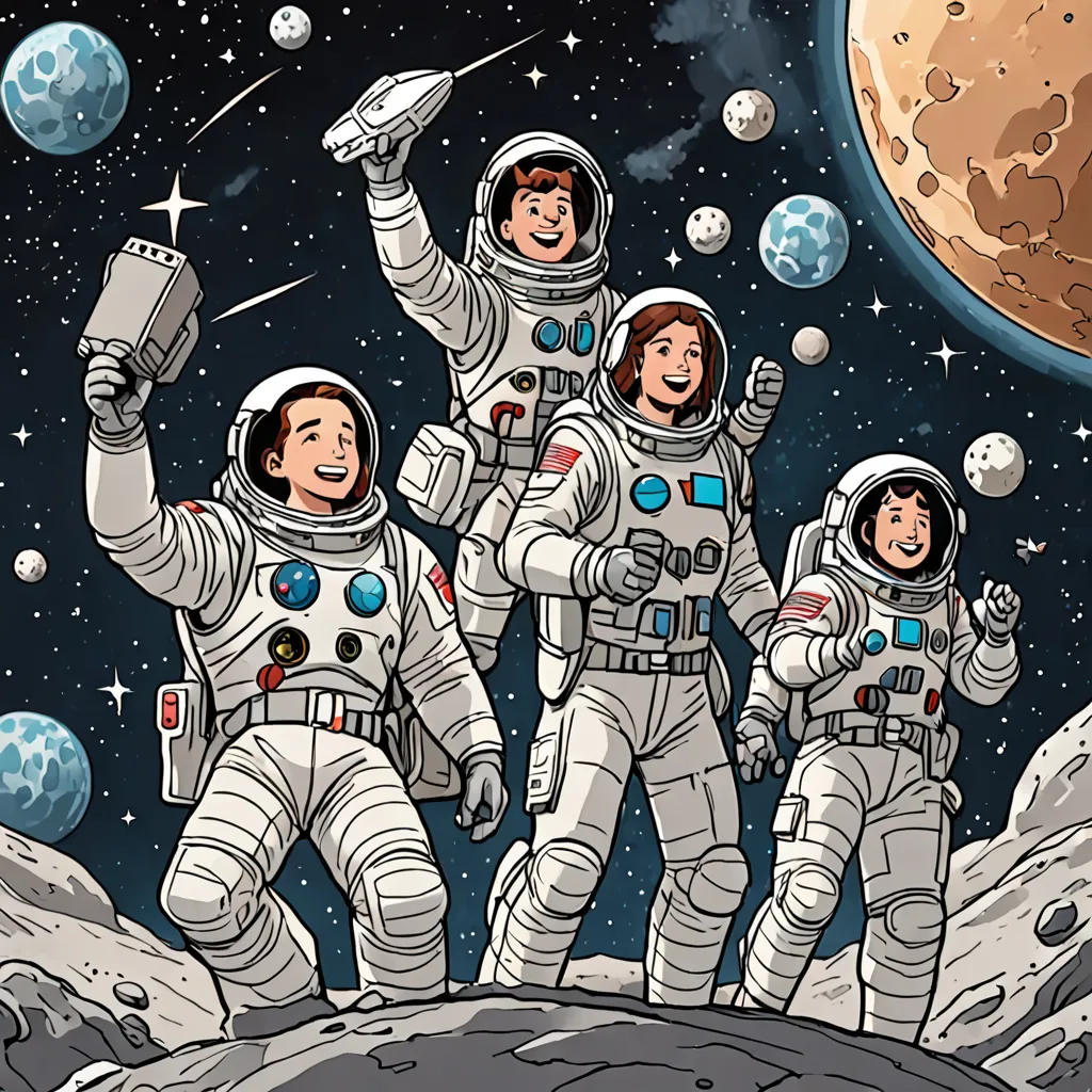 Galactic Teamwork: The Treasure Hunt