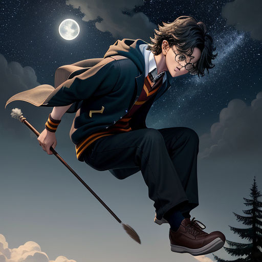 Fantasy Set #1 - HP's Nimbus 2000 by resresres on DeviantArt