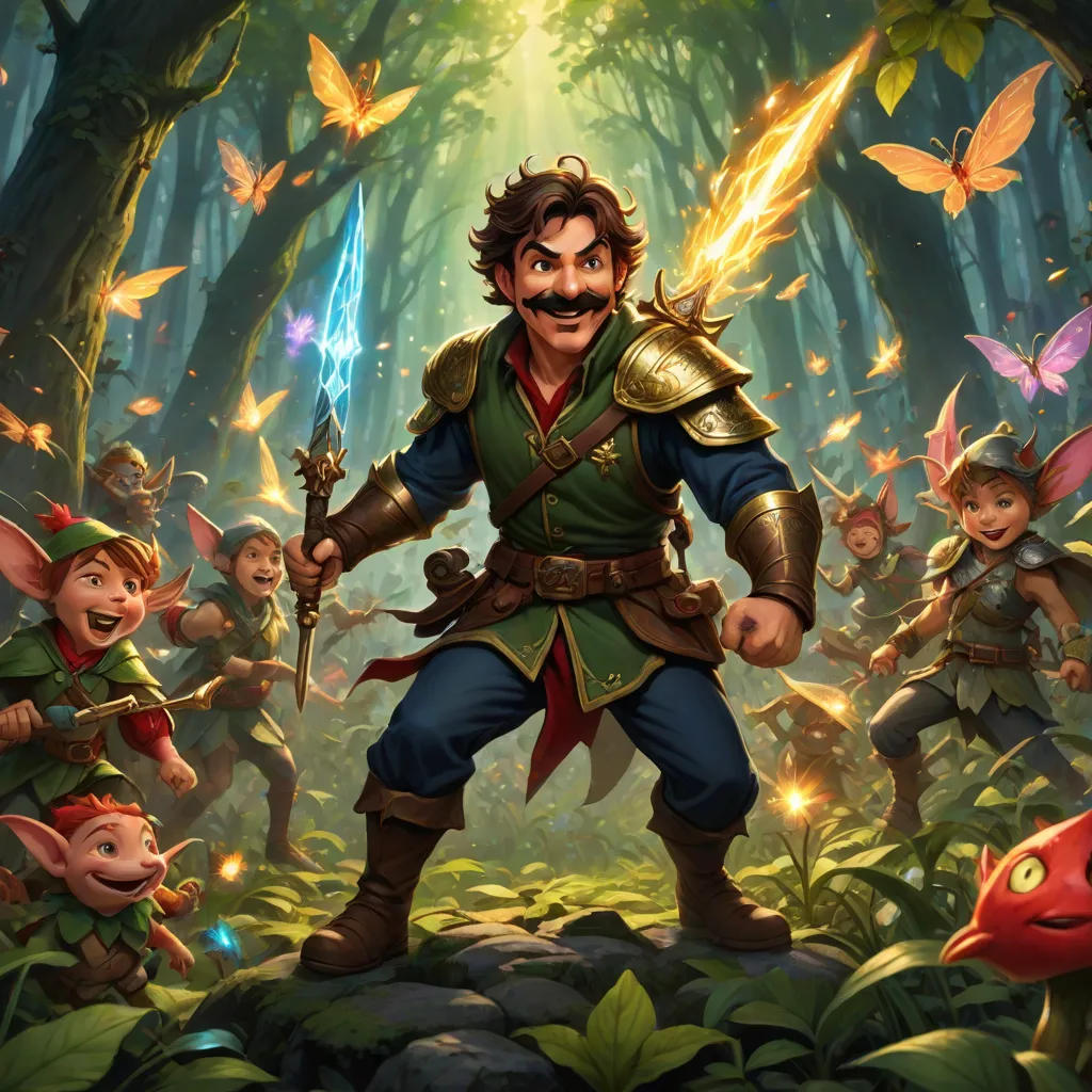 The Mustached Hero and the Goblin Fairy Army