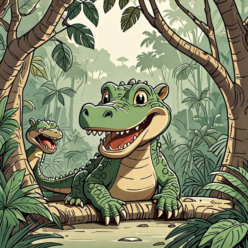The Clever Crock and the Mischievous Monkeys
