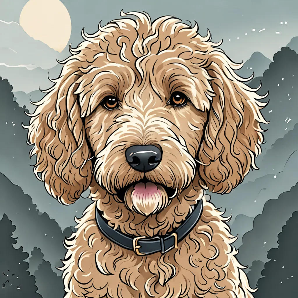 Joey the Brave Golden Doodle