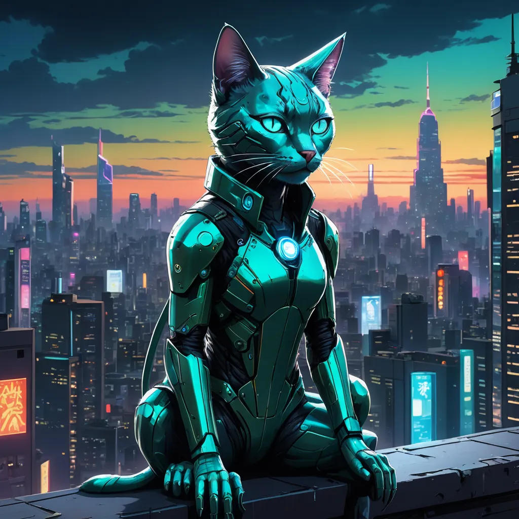 The Cyberpunk Cat