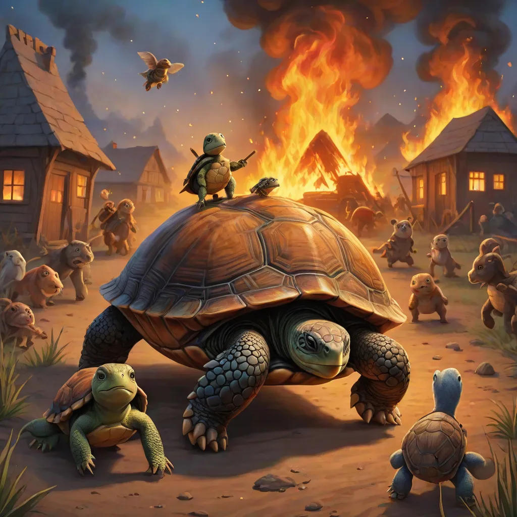 The Brave Burrow Turtle