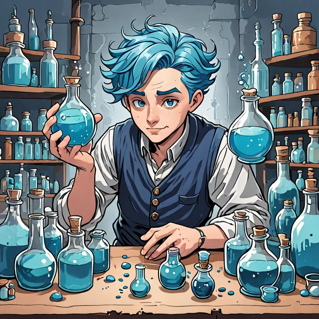 The Blue Potion Mishap