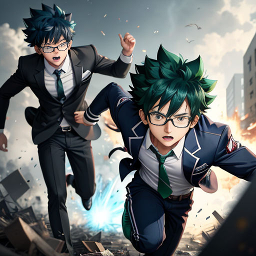 My Hero Academia Fan art One-shot Anime Fan fiction, deku 4k, black Hair,  manga, villain png