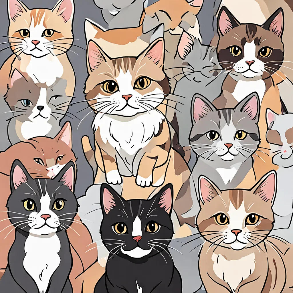 The Colorful Cats' Rainbow Rescue