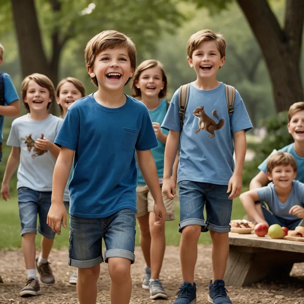 a group of children walking down a dirt road next to a picnic table with apples and a dog on it, heidelberg school, a stock photo, Christian Hilfgott Brand, promotional image