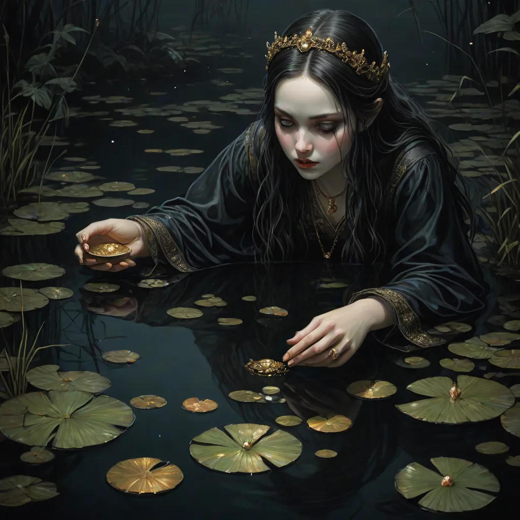 The Greedy Sister and the Ugly Magical Pond