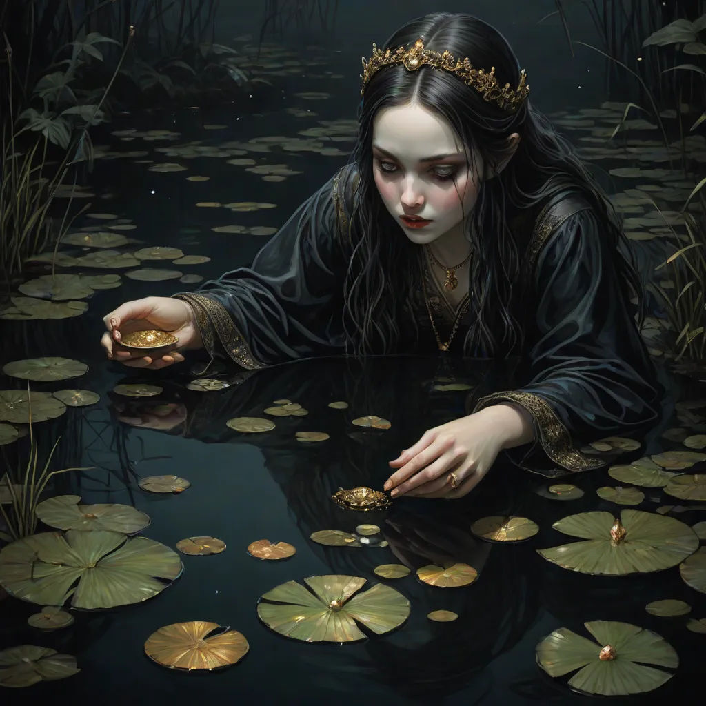The Greedy Sister and the Ugly Magical Pond