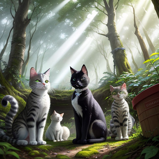 Cat Lu: The tale in the enchanted forest