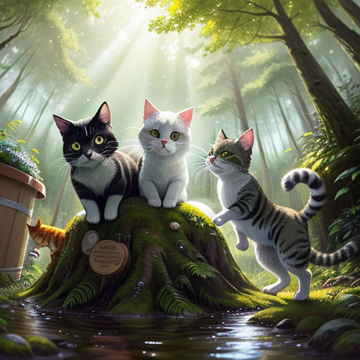 Cat Lu: The tale in the enchanted forest
