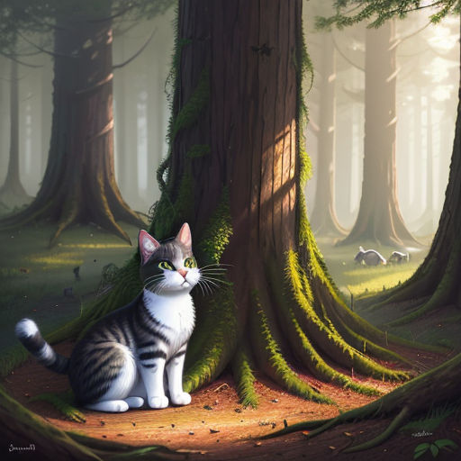 Cat Lu: The tale in the enchanted forest