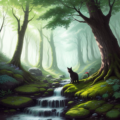 Cat Lu: The tale in the enchanted forest