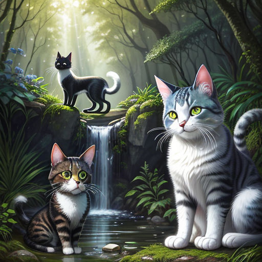 Cat Lu: The tale in the enchanted forest