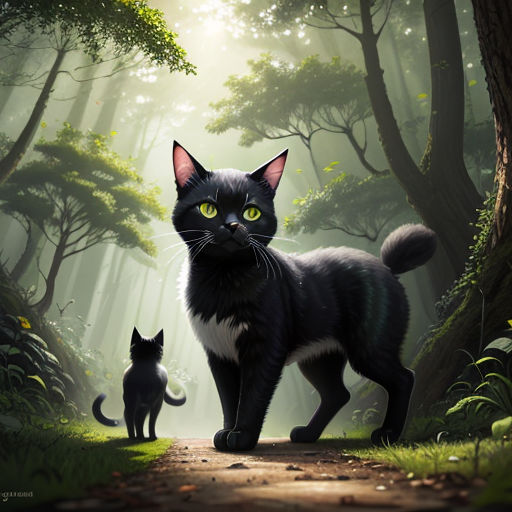 Cat Lu: The tale in the enchanted forest