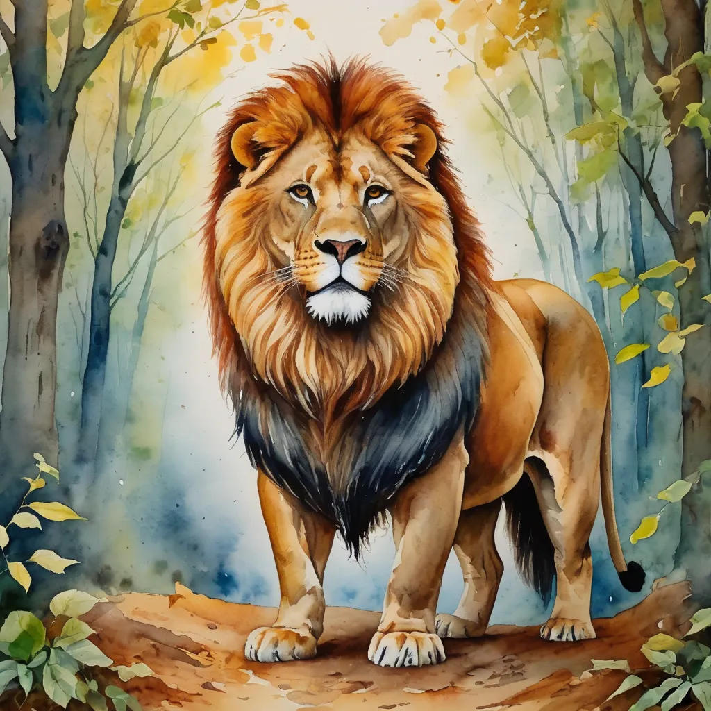 The Lion's Reflection