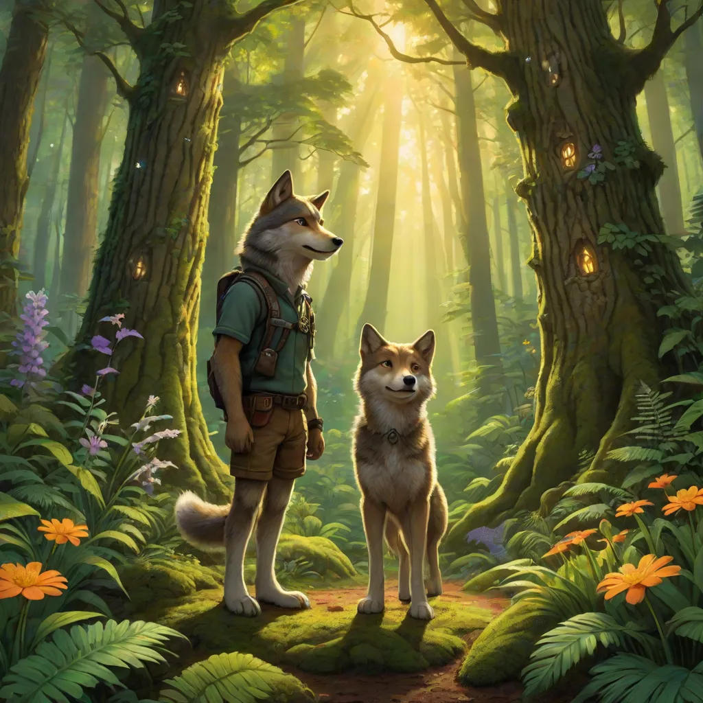 Adventures in the Enchanted Forest with Wolfie
