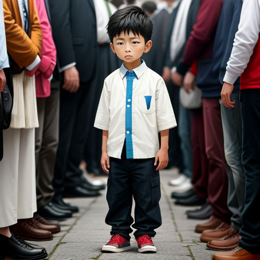 The Shy Little Boy