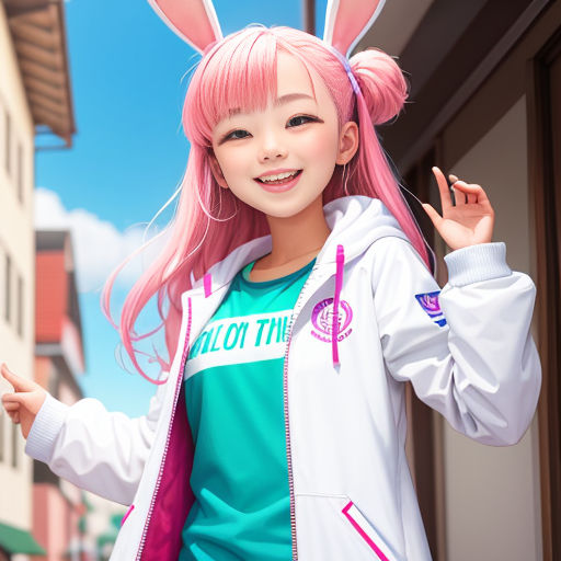 Vismaya and Her Bunny Smile
