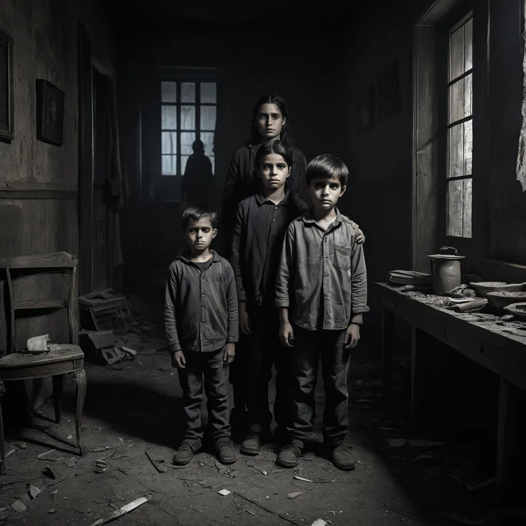 a group of people standing in a room with a table and chairs in it and a window in the background, art photography, a detailed matte painting, Diego Gisbert Llorens, cinematic photography
